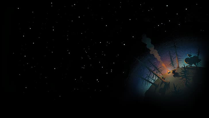 Outer Wilds, space, stars