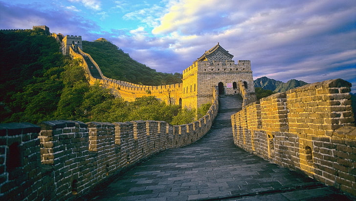 Monuments, Great Wall of China, architecture, built structure