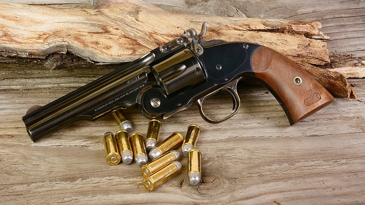 weapons, Revolver, Smith and Wesson Schofield Model 3