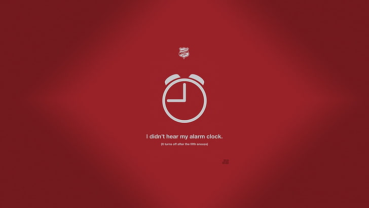 clock illustration, minimalism, humor, simple background, communication, HD wallpaper