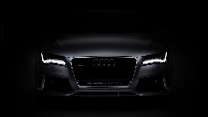 2017 Audi RS7 5K, indoors, dark, motor vehicle, mode of transportation, HD wallpaper