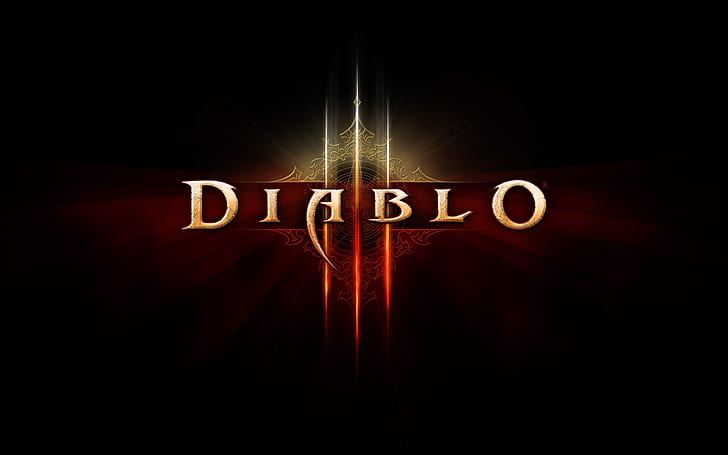Diablo 3 Logo, HD wallpaper