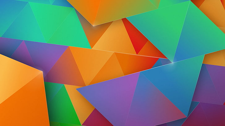 multicolored abstract illustration, multi colored, no people, HD wallpaper