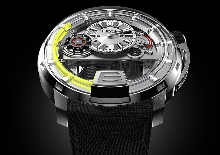 Watch, HYT, UNLEASHES A MASTERPIECE, WITH THE H1 WATCH, studio shot, HD wallpaper