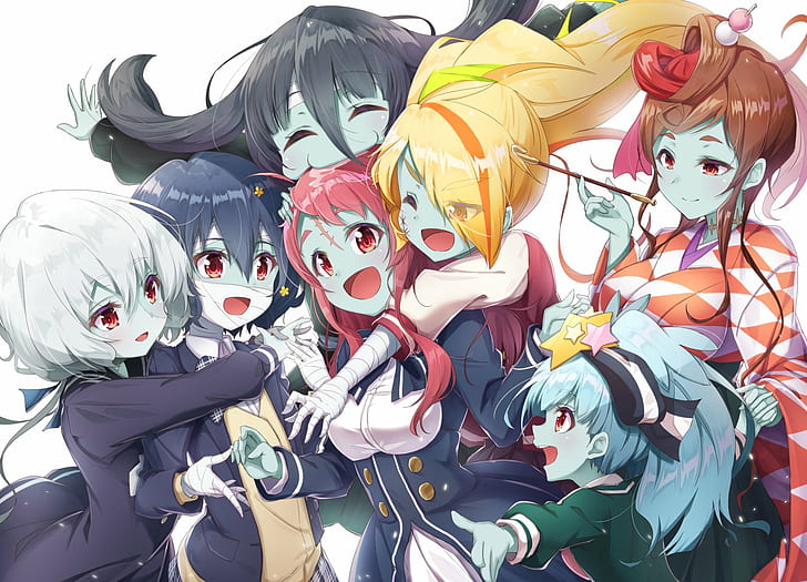HD wallpaper: Zombieland Saga, anime girls, Zombie 1 / Sakura Minamoto |  Wallpaper Flare