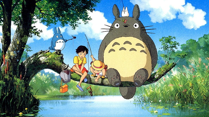 Original Ghibli Totoro Water Garden/figure My Neighbor Totoro