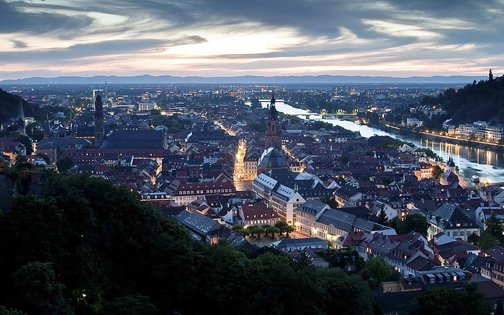 cityscapes, germany, heidelberg, architecture, building exterior, HD wallpaper