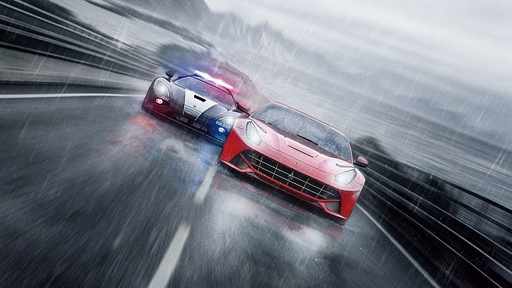 Need For Speed Rivals game cover, Need for Speed: Rivals, video games