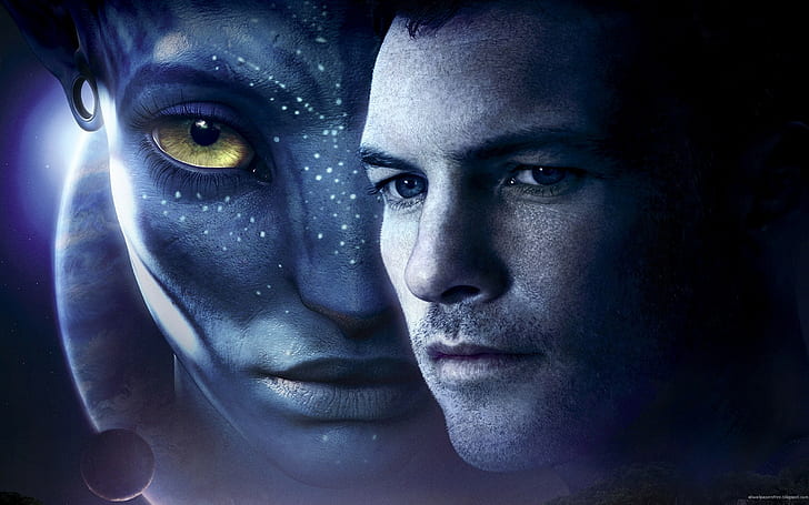 Avatar Sam Worthington Face HD, movies, HD wallpaper