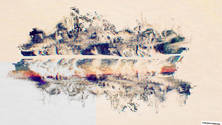 glitch art, abstract, HD wallpaper
