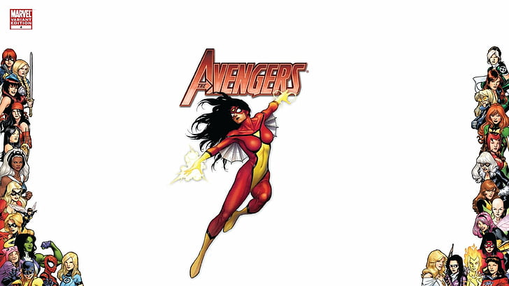 The Avengers, Black Cat (Marvel Comics), Black Widow, Elektra (Marvel Comics)