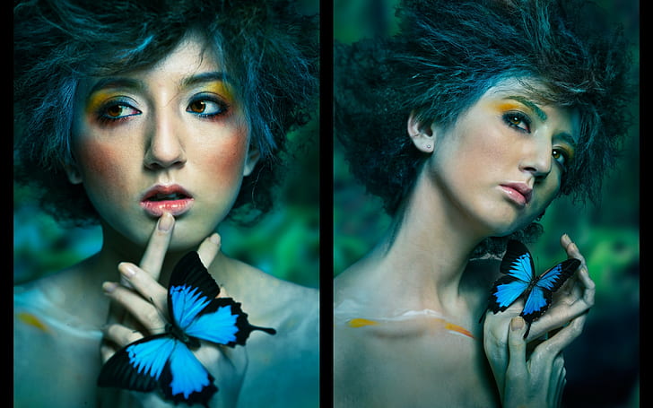 fantasy art, butterfly, women