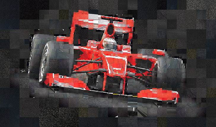 HD wallpaper: F1 cars, Formula 1, Digital art, 4K, Scuderia Ferrari,  Asphalt | Wallpaper Flare
