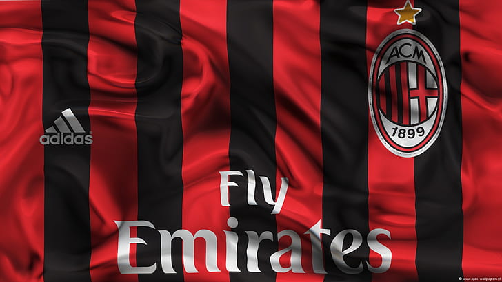 Soccer, A.C. Milan, Emblem, Logo, HD wallpaper