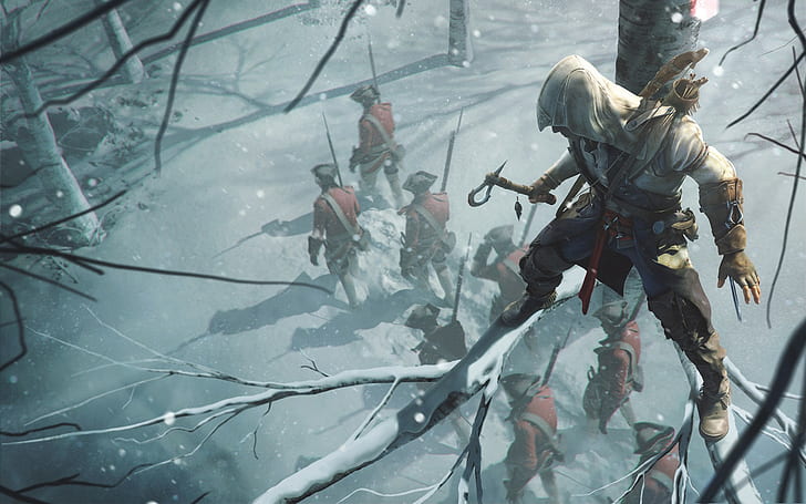 Assassin's Creed, Assassin's Creed III, Connor Davenport, video games, HD wallpaper