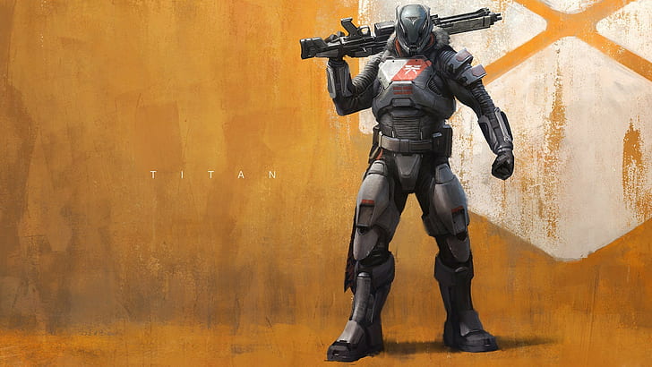 video games, artwork, Destiny (video game), Titan (Destiny), HD wallpaper