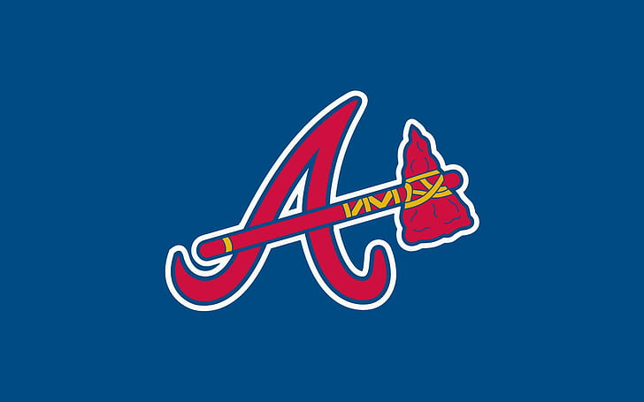 Atlanta Braves, a and ax print team, sports, 1920x1200, baseball, HD wallpaper