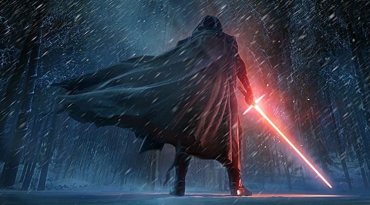 Star Wars: The Force Awakens, 4K, 8K, Kylo Ren, HD wallpaper