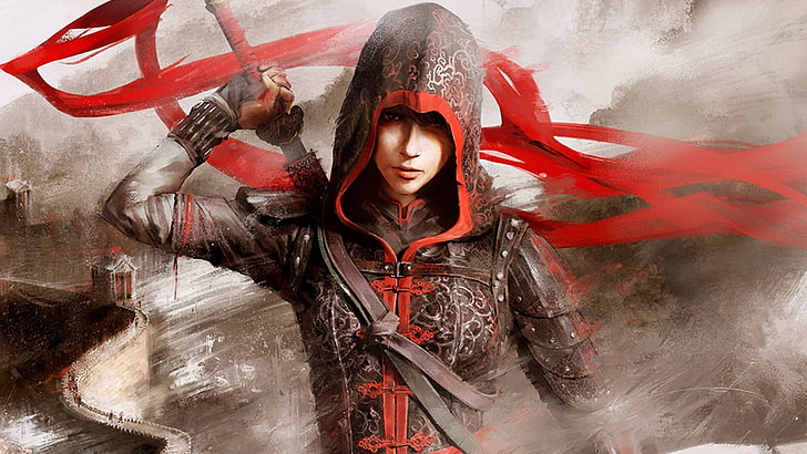 Assassin's Creed wallpaper, fantasy art, video games, artwork