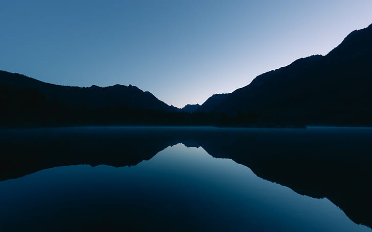 photography of mountain reflecting on body of water, Ripped, Landscape