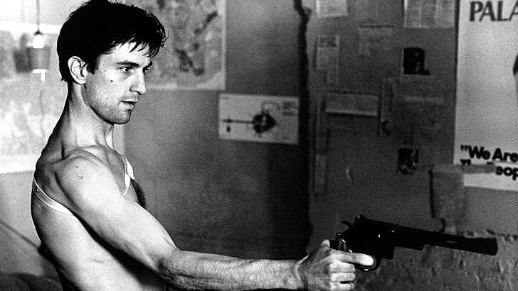 Movie, Taxi Driver, Robert De Niro, young adult, one person