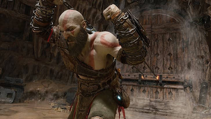 God of War Ragnarök, Kratos, Playstation 5, Santa Monica Studio, HD wallpaper