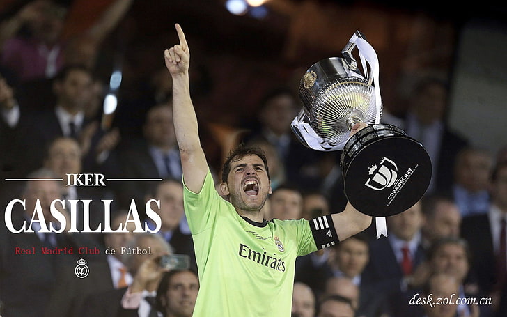 Real Madrid star Iker Casillas HD Wallpaper 06, arms raised, human arm
