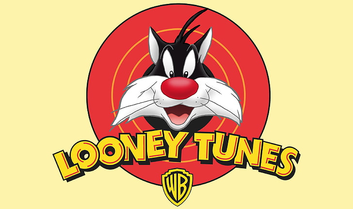 Sylvester The Cat Looney Tunes Emblem Cartoon Bumper Sticker or Fridge Magnet 