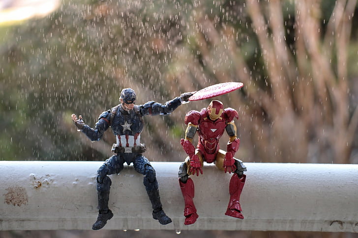 500px, Captain America, friends, humor, Iron man, Pete Tapang