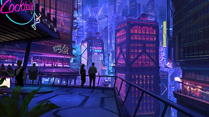 Another Cyberpunk City As A Live ! : R Cyberpunk HD wallpaper