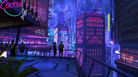 Cyberpunk dystopia as Live Wallpaper 🔥 - free download