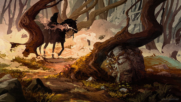 The Lord of the Rings, Forest, Nazgûl, HD wallpaper