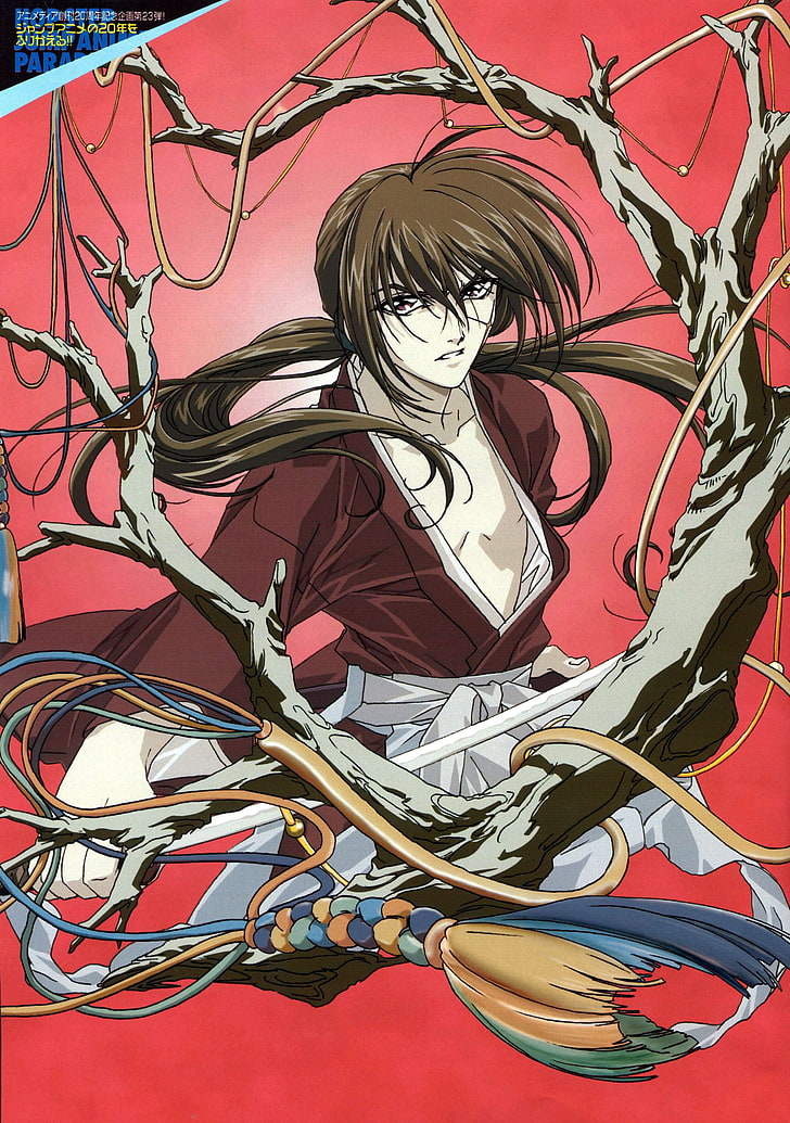 anime, Rurouni Kenshin, sport, one person, adult, studio shot, HD wallpaper