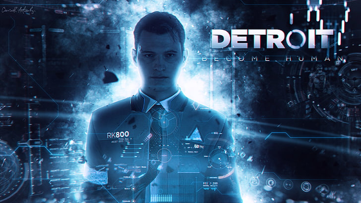 Detroit become human, Detroit: Become Human, games art, technology, HD wallpaper