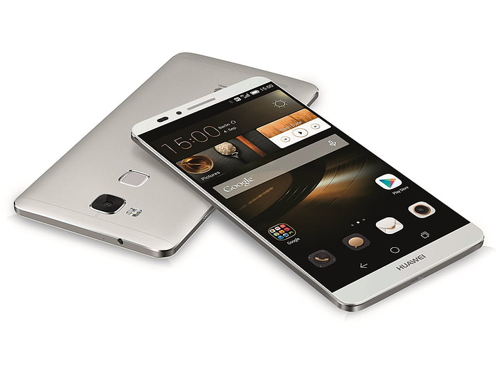 silver Hauwei Android smartphone, huawei, ascend mate 7, display HD wallpaper