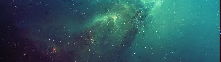 nebula, stars, TylerCreatesWorlds, artwork, space art, digital art