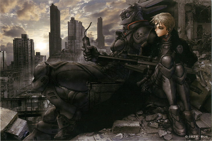 APPLESEED - 80's Anime Cyberpunk Military Action