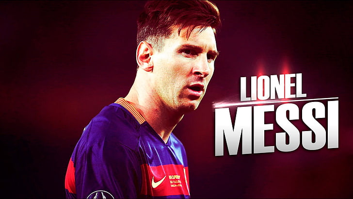 Lionel Messi poster, Leo Messi, Barcelona, Modern gladiator, one person