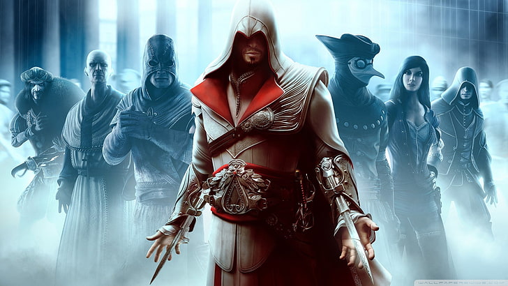 Assassin's Creed game poster, Assassin's Creed: Brotherhood, video games