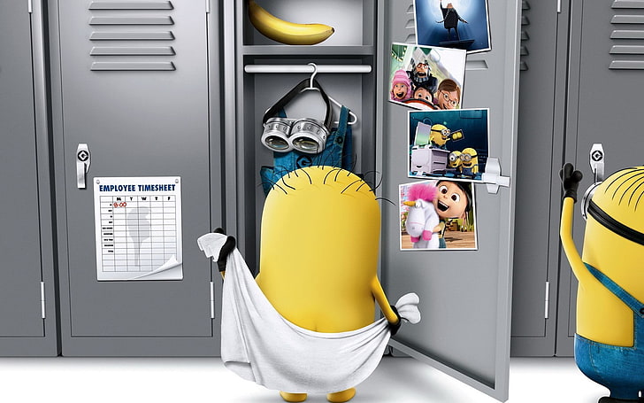 Wallpaper animated film, Despicable Me, kids, bald, Gru, minion, minions,  animated movie for mobile and desktop, section фильмы, resolution 3840x2160  - download