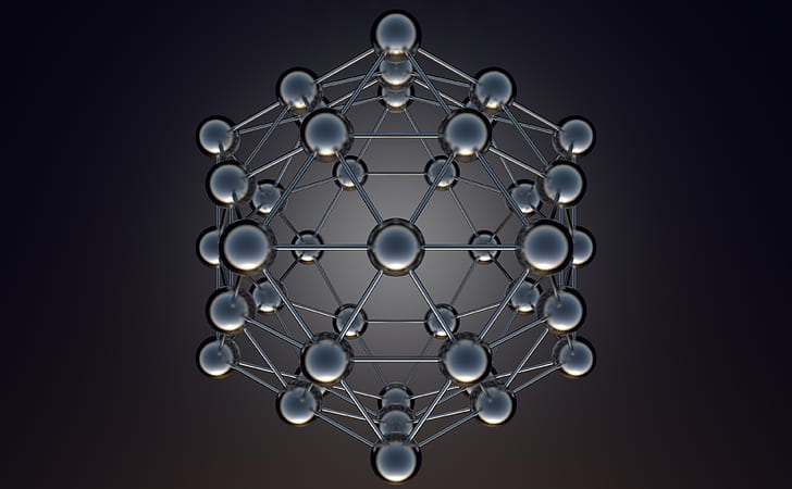 Icosahedron, Artistic, 3D, Molecular, Geometry, 3d model, polyhedron