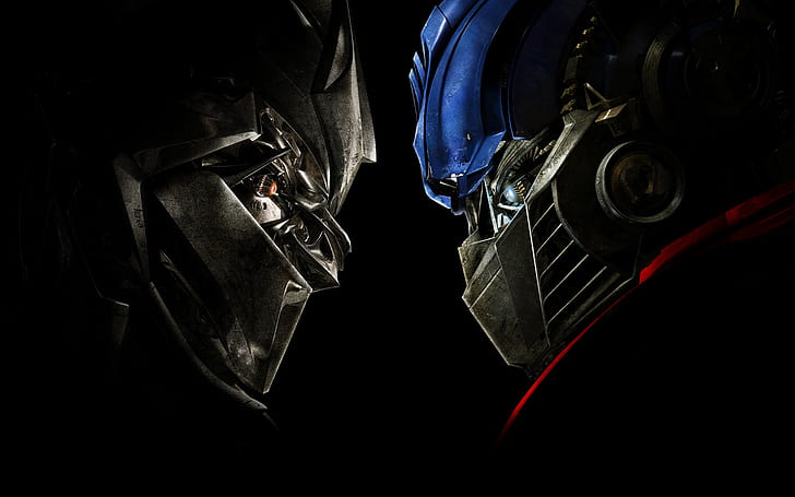 Transformers HD, transformer megatron and optimus prime, comics, HD wallpaper