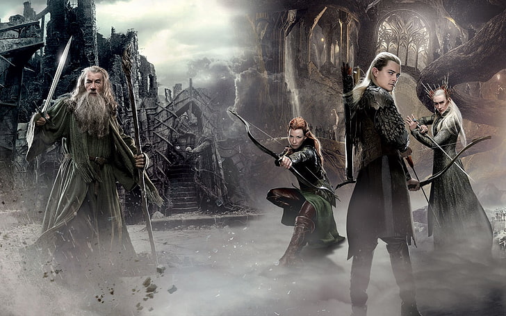 movies, The Hobbit: The Battle of the Five Armies, Gandalf, HD wallpaper