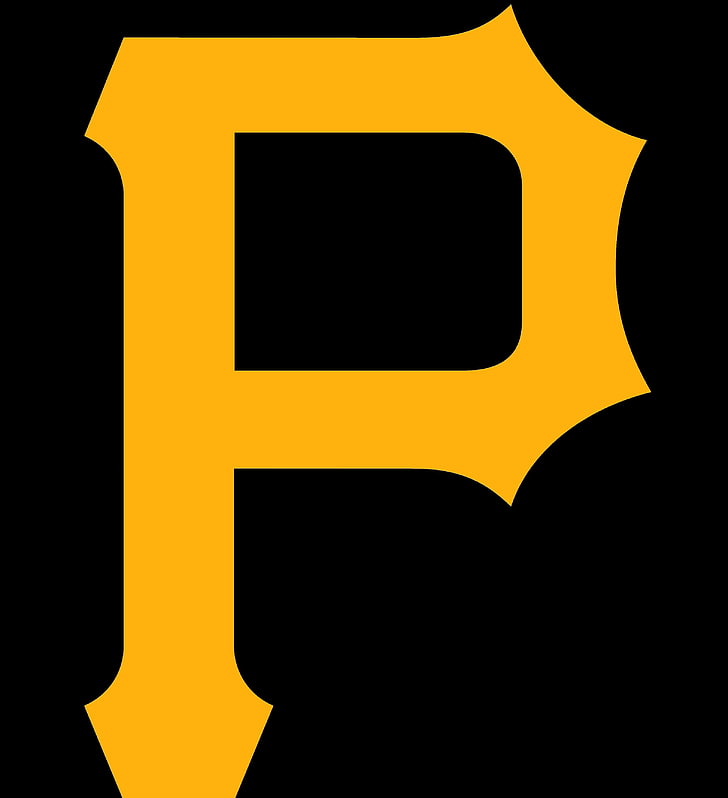 Pittsburgh Pirates, Major League Baseball, logotype, yellow, HD wallpaper