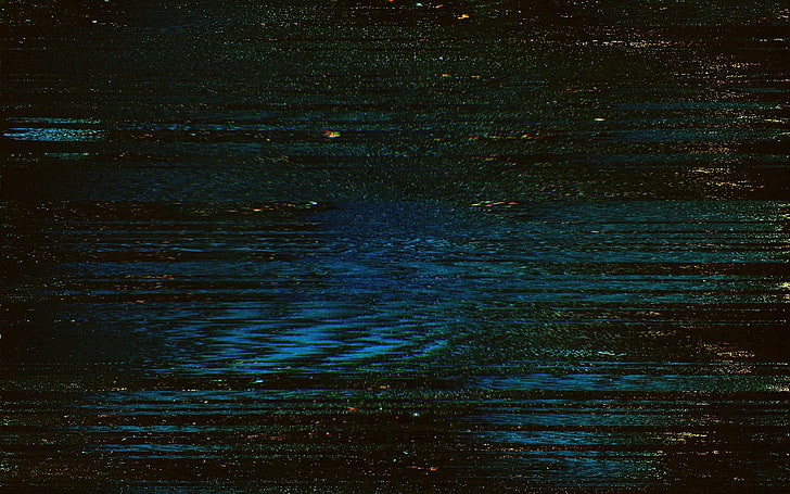 body of water, glitch art, abstract, tranquility, beauty in nature