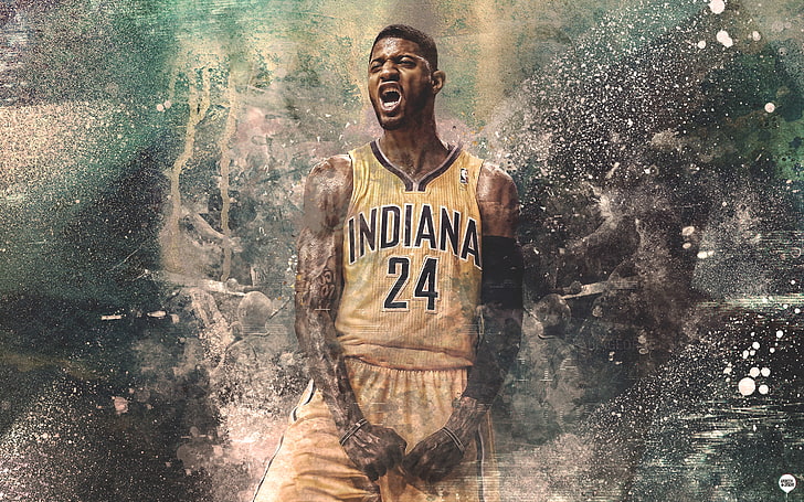 Sport, Basketball, Indiana, NBA, Pacers, Player, Paul George, HD wallpaper
