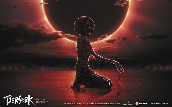 berserk griffith eclipse, one person, full length, water, adult, HD wallpaper