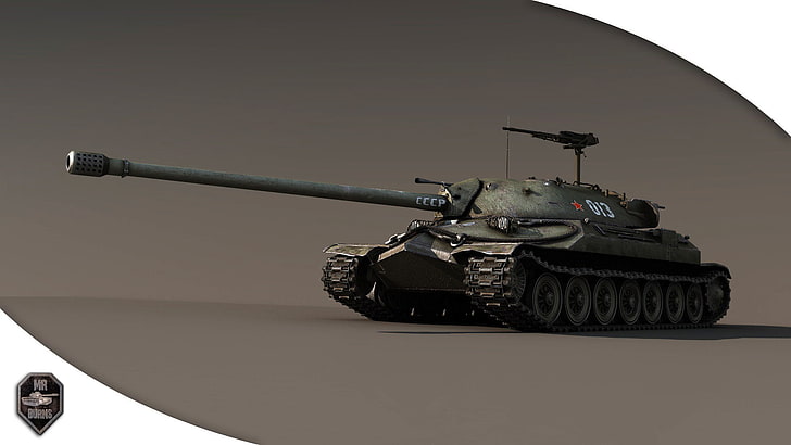 green battle tank illustration, USSR, tanks, WoT, Is-7, World of Tanks HD wallpaper
