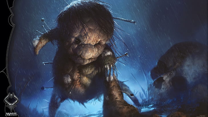 Magic: The Gathering Troll Rain Monster Creature HD, fantasy