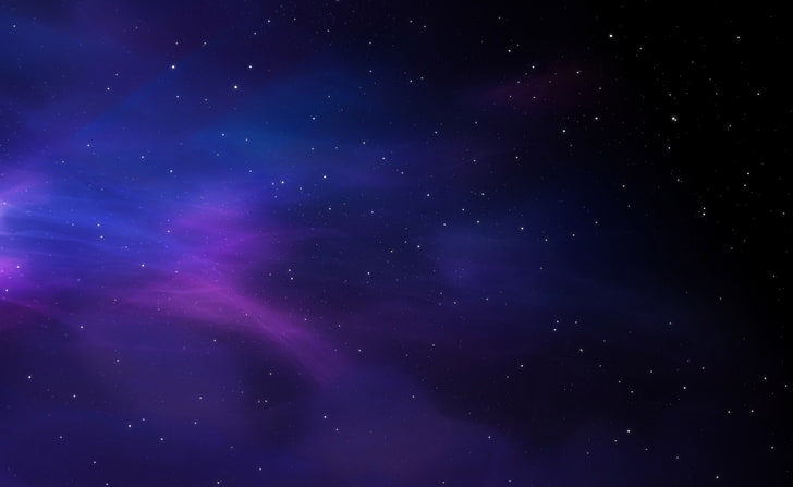 HD wallpaper: Space Colors Blue Purple Stars, galaxy ...